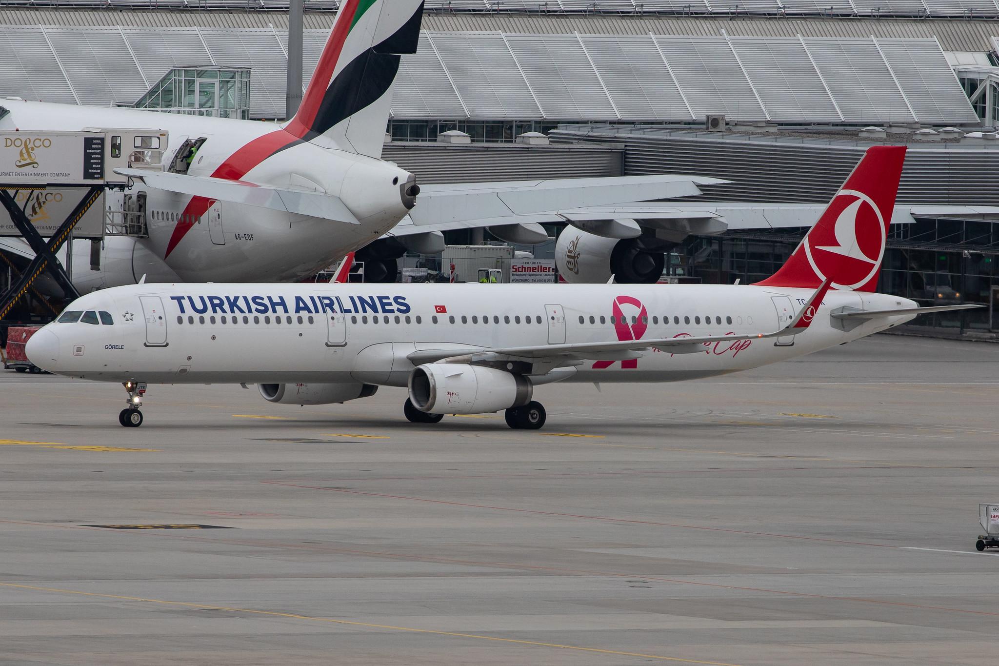 Munich Airport: Turkish Airlines (TK / THY) |  Livery: #PinkCap Livery |  Airbus A321-231 A321 | TC-JTK | MSN 7146