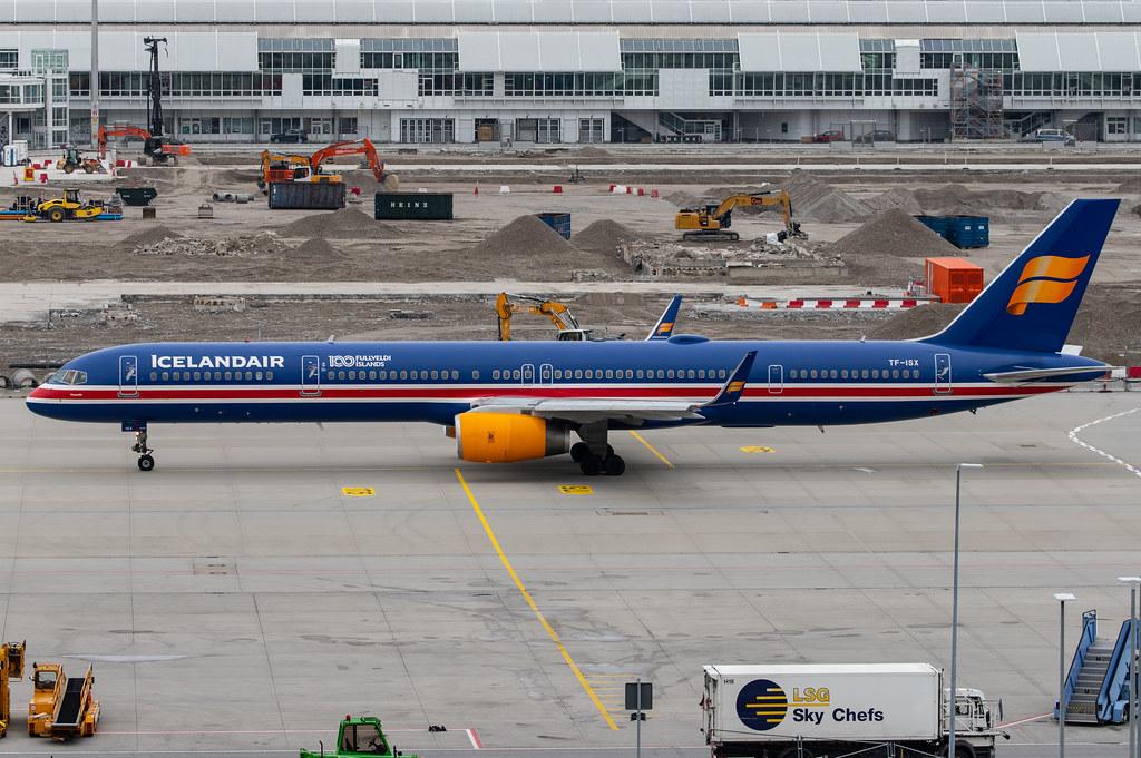 Munich Airport: Icelandair (FI / ICE) |  Boeing 757-3E7 B753 | TF-ISX | MSN 30179