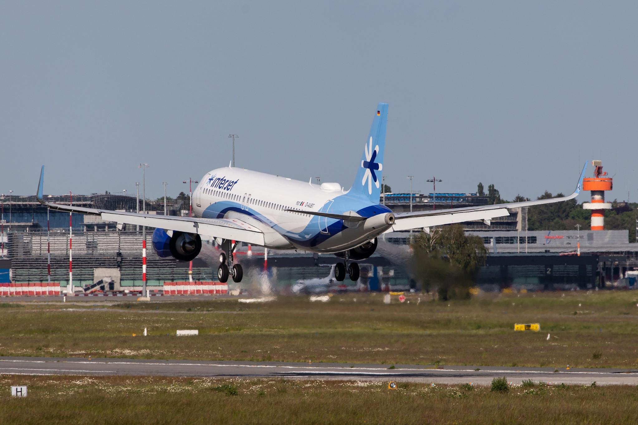 Hamburg Airport: Interjet (4O / AIJ) |  Airbus A320-251N A20N | D-AUBT | MSN 9507