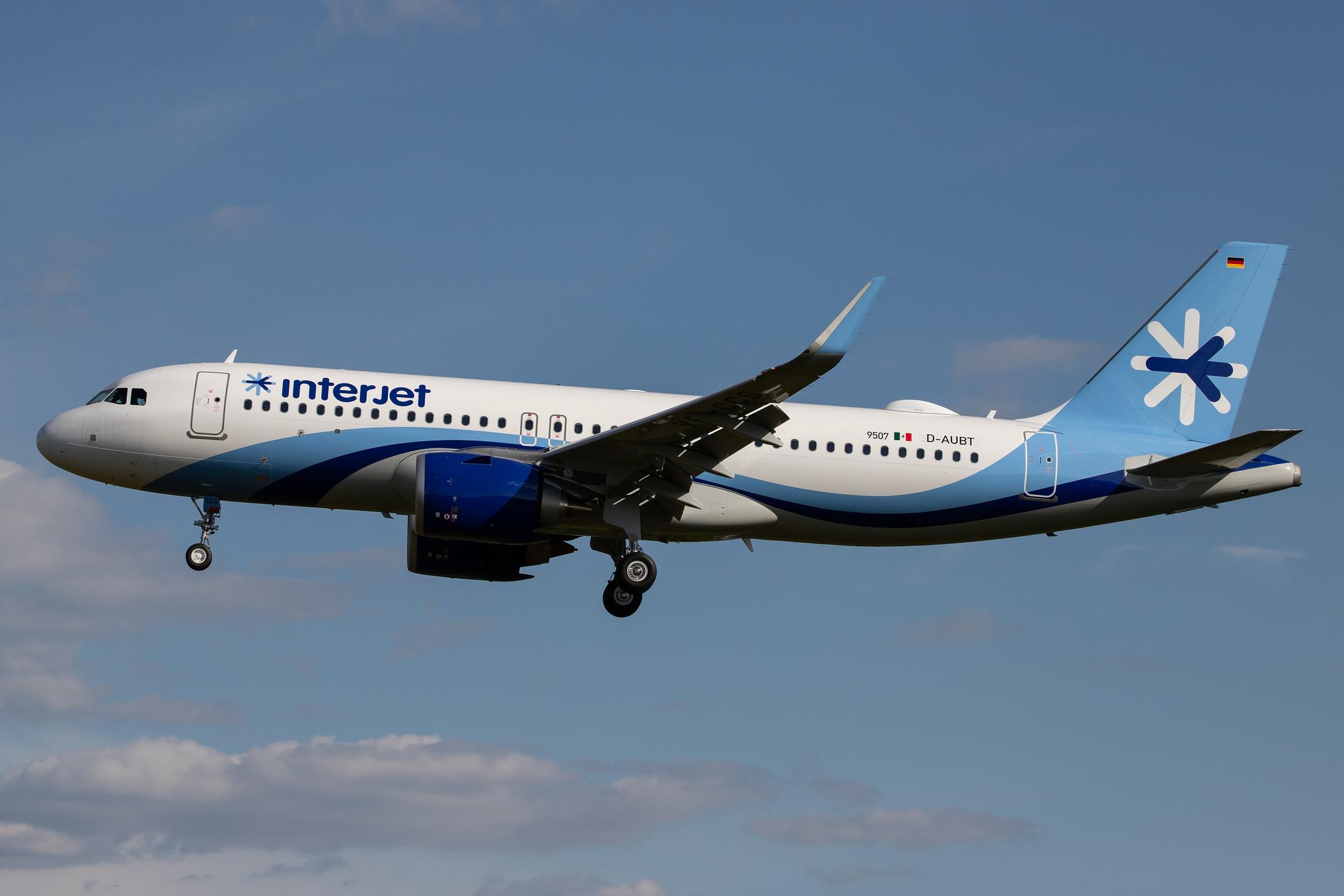 Hamburg Airport: Interjet (4O / AIJ) |  Airbus A320-251N A20N | D-AUBT | MSN 9507