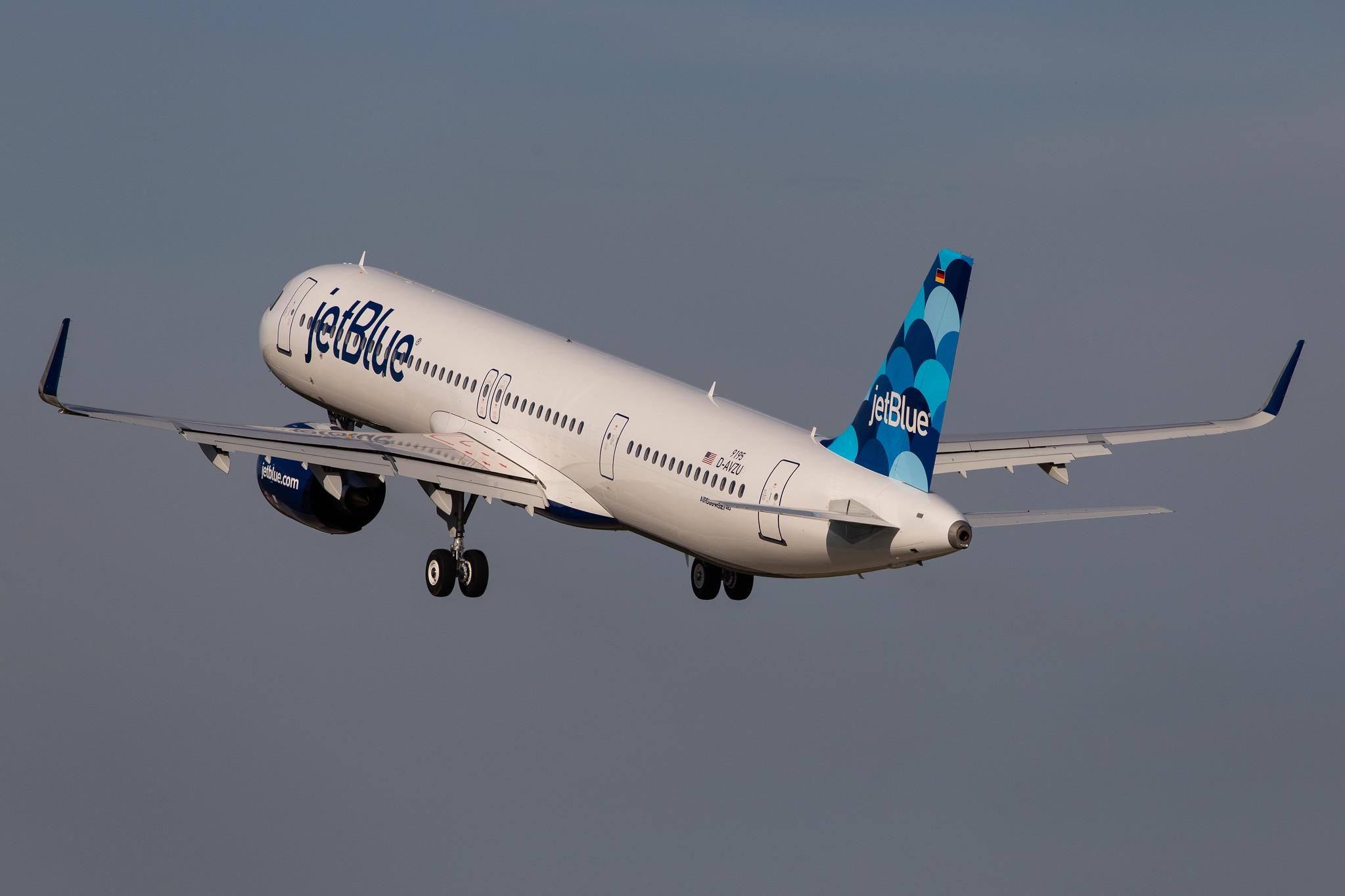 Hamburg Airport: JetBlue Airways (B6 / JBU) |  Airbus A321-271NX A21N | D-AVZU (N2044J) | MSN 9195