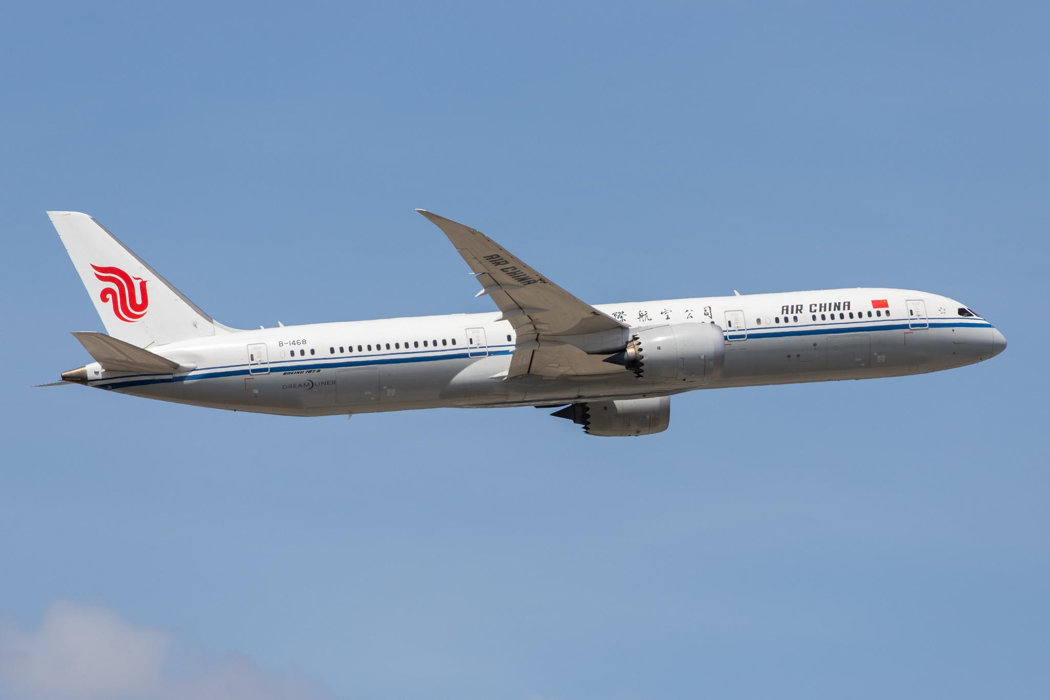 Frankfurt Airport: Air China (CA / CCA) |  Boeing 787-9 Dreamliner B789 | B-1468 | MSN 34316
