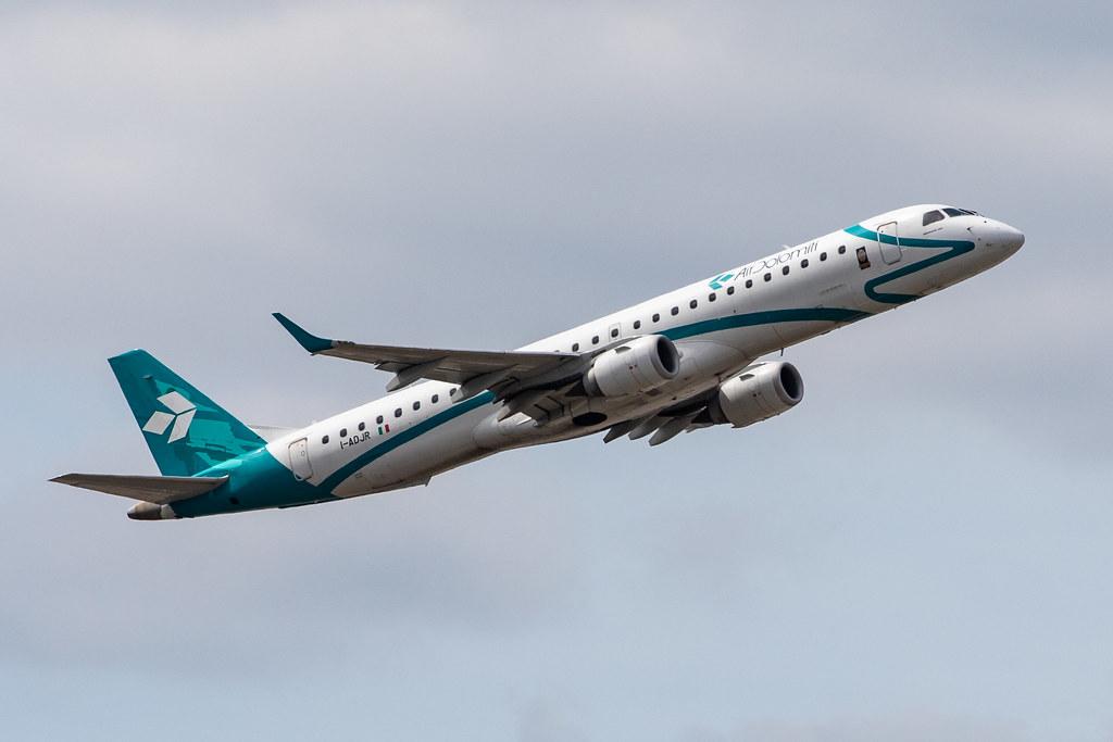 Frankfurt Airport: Air Dolomiti (EN / DLA) |  Embraer E195LR E195 | I-ADJR | MSN 19000595