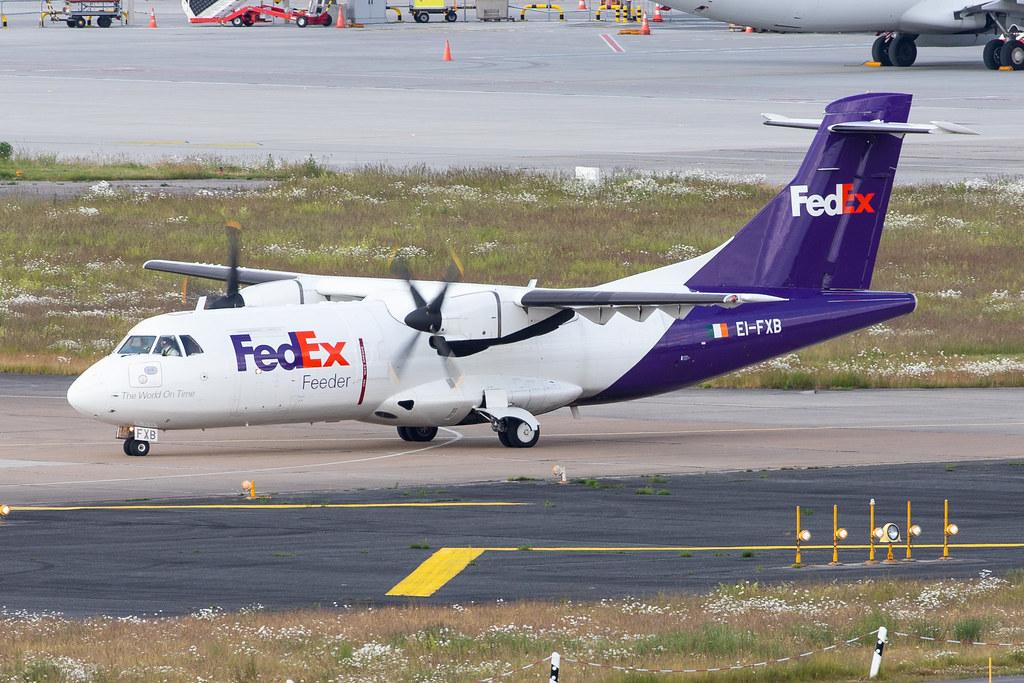 Hamburg Airport: FedEx (FX / FDX) | Operator: ASL Airlines Ireland |  ATR 42-300(F) AT43 | EI-FXB | MSN 243