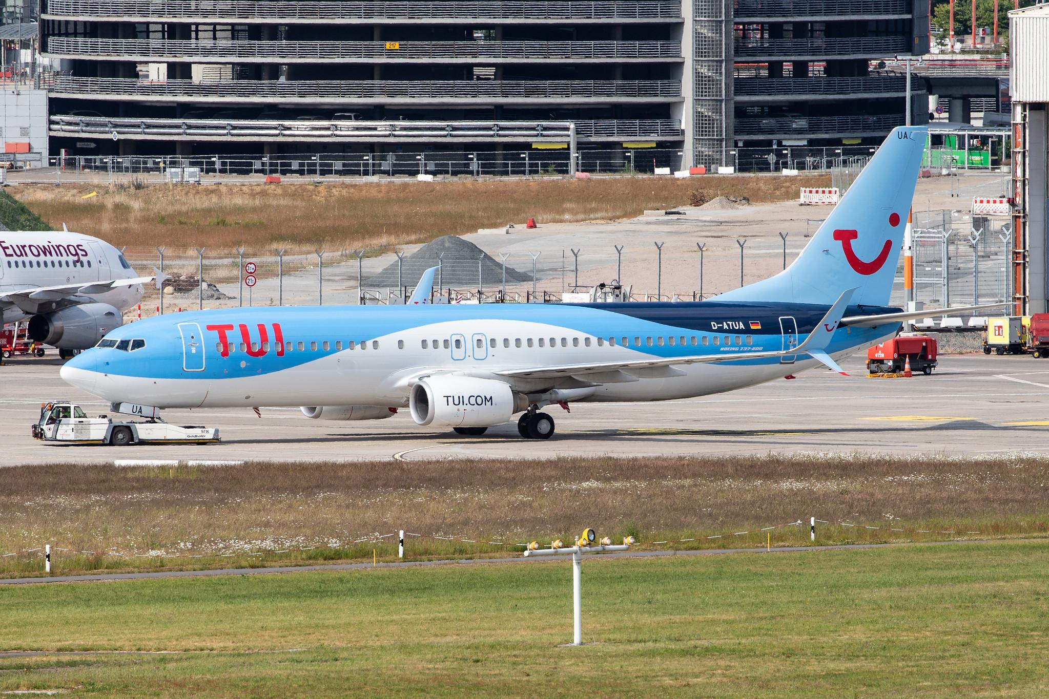 Hamburg Airport: TUI (X3 / TUI) | Operator: TUI fly |  Boeing 737-8K5 B738 | D-ATUA | MSN 37245