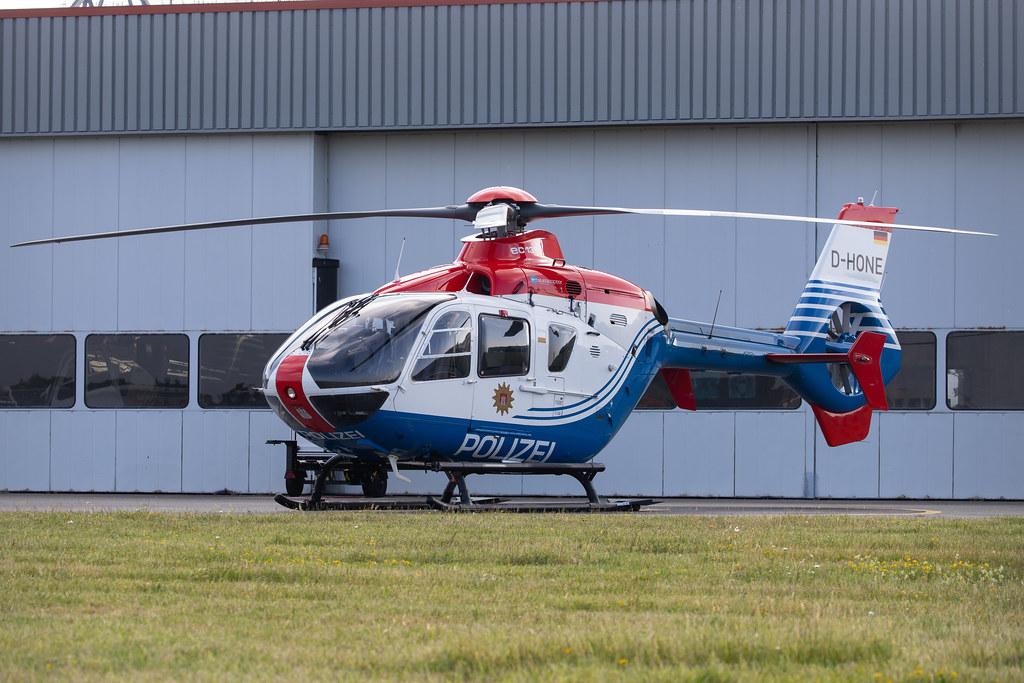 Hamburg Airport: Polizei Hamburg |  Airbus Helicopters H135 EC35 | D-HONE | MSN 0338