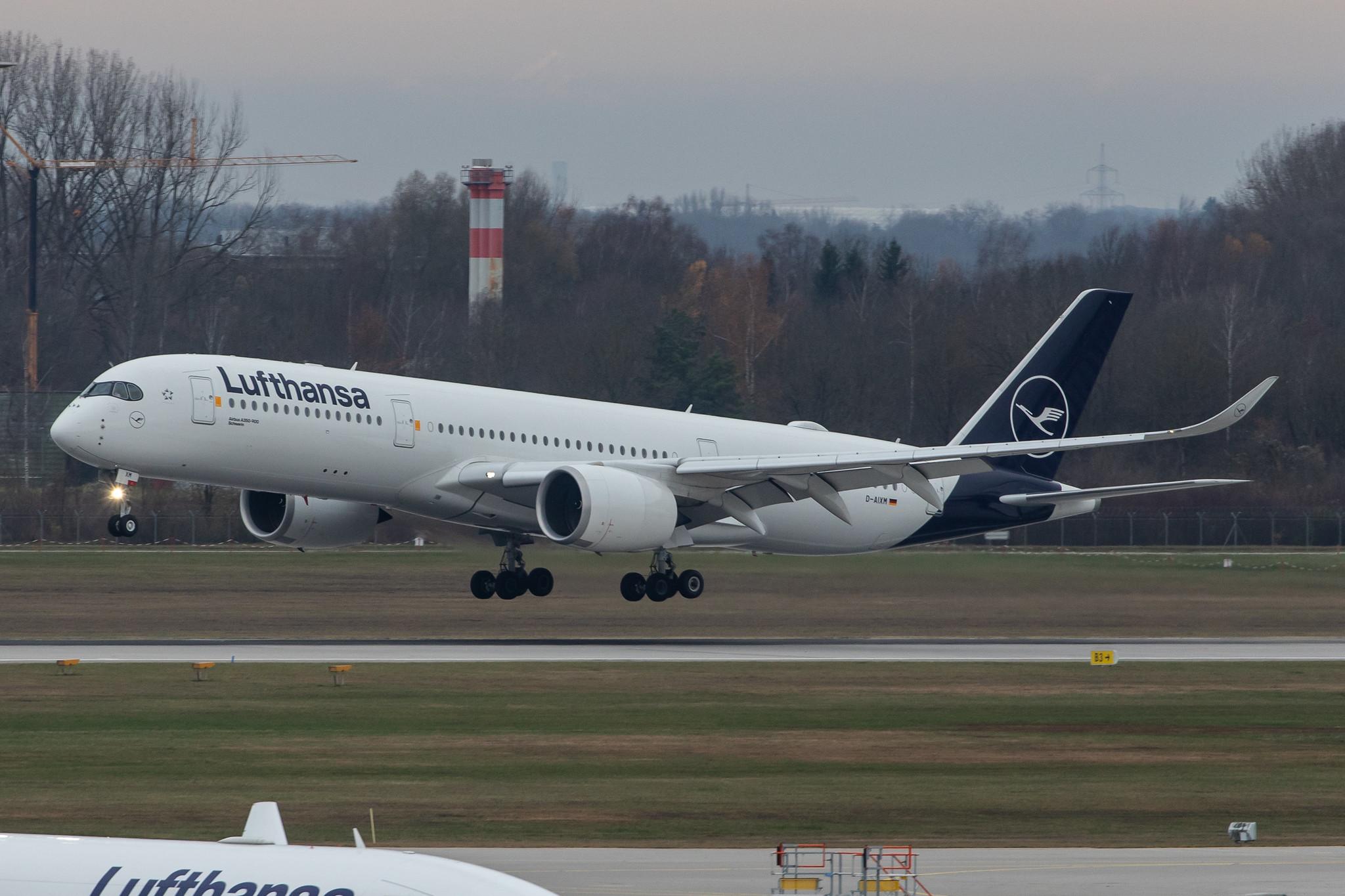 Munich Airport: Lufthansa (LH / DLH) |  Airbus A350-941 A359 | D-AIXM | MSN 287