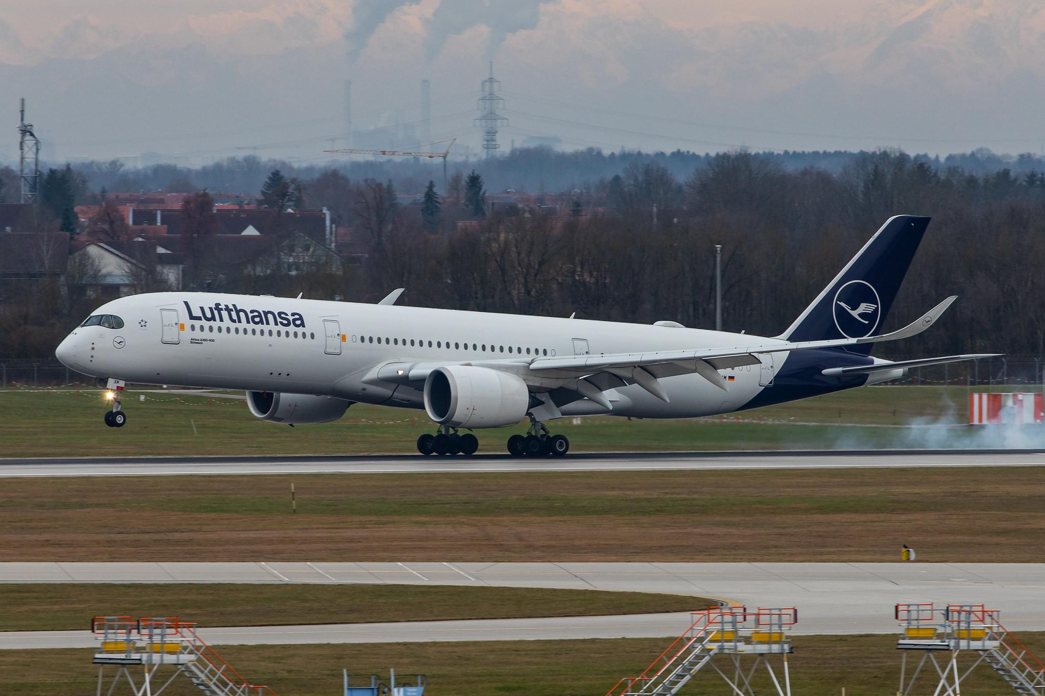Munich Airport: Lufthansa (LH / DLH) |  Airbus A350-941 A359 | D-AIXM | MSN 287