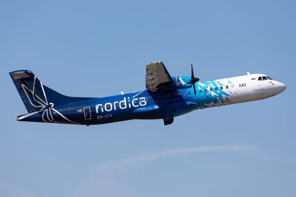 Hamburg Airport: Nordica (EE / EST) | Operator: Xfly |  ATR 72-600 AT76 | ES-ATA | MSN 1038