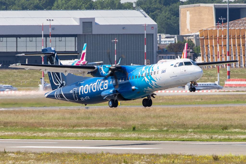 Hamburg Airport: Nordica (EE / EST) | Operator: Xfly |  ATR 72-600 AT76 | ES-ATA | MSN 1038