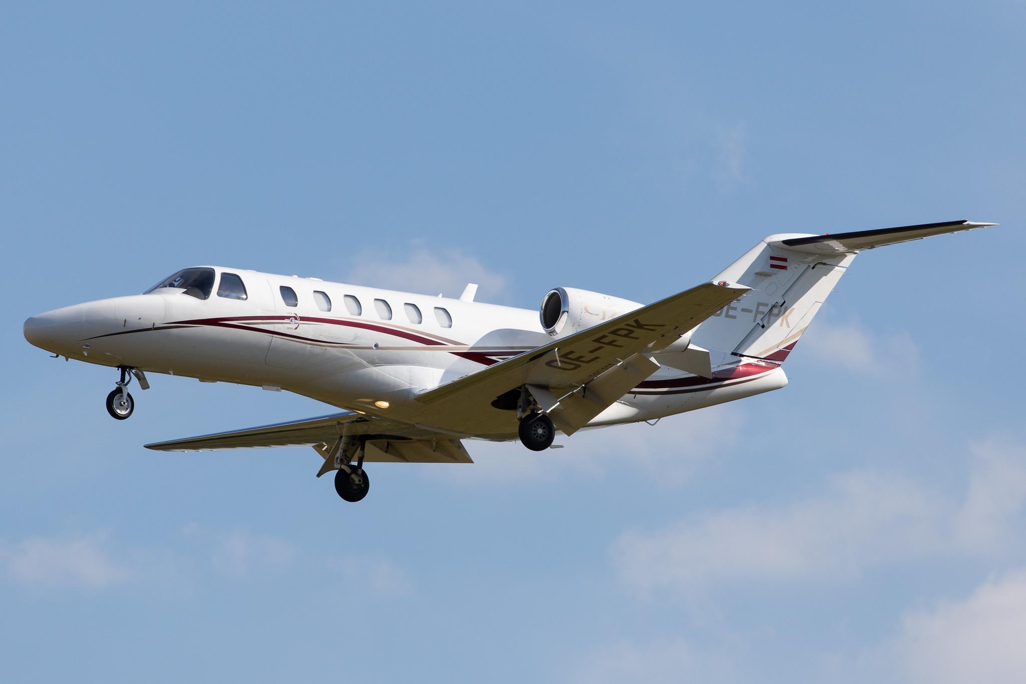 Hamburg Airport: Salzburg Jet Aviation |  Cessna 525A CitationJet CJ2+ C25A | OE-FPK | MSN 525A-0437