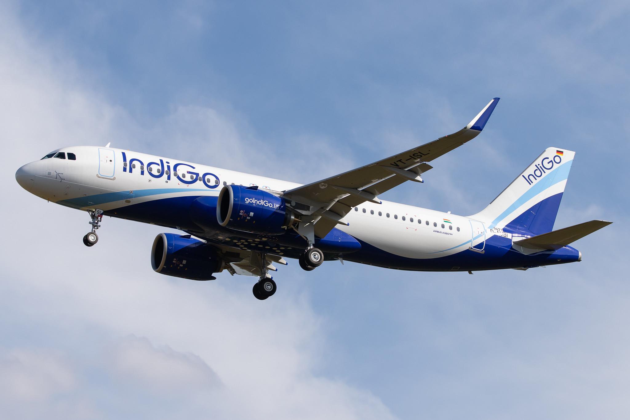 Hamburg Airport: IndiGo (6E / IGO) |   Airbus A320-271N A20N | D-AUBI | MSN 9471