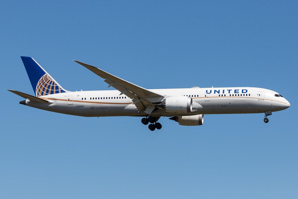 Frankfurt Airport: United Airlines (UA / UAL) |  Boeing 787-9 Dreamliner B789 | N38955 | MSN 37814