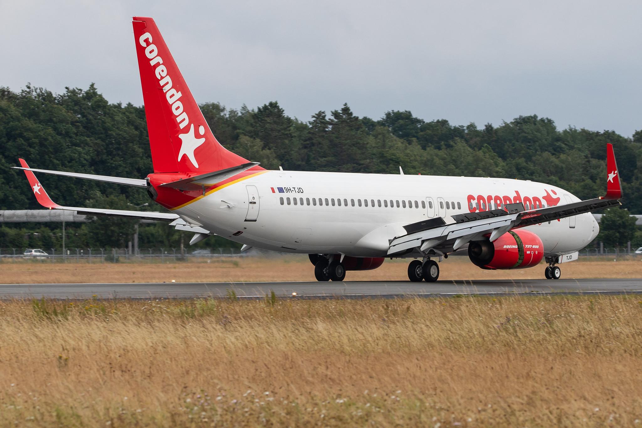 Hamburg Airport: Corendon Airlines (XC / CAI) | Operator: Corendon Airlines Europe |  Boeing 737-84P B738 | 9H-TJD | MSN 35077