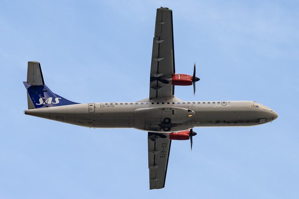 Hamburg Airport: SAS (SK / SAS) | Operator: Xfly |  ATR 72-600 AT76 | ES-ATE | MSN 1120
