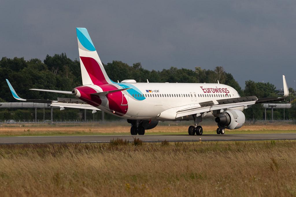 Hamburg Airport: Eurowings (EW / EWG) |  Airbus A320-214 A320 | D-AEWF | MSN 7087