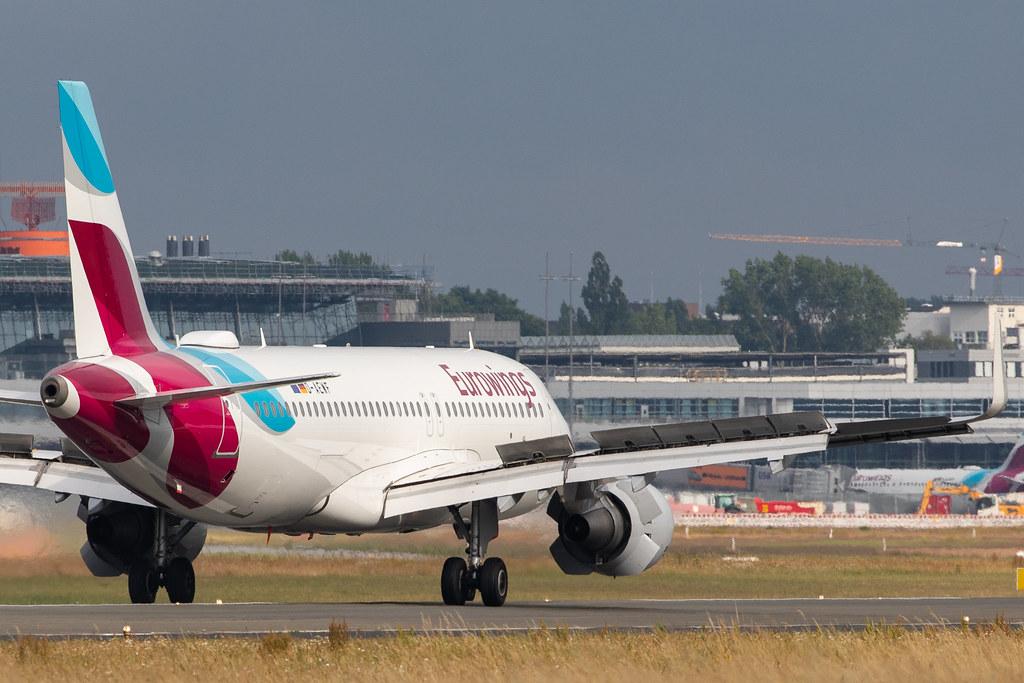 Hamburg Airport: Eurowings (EW / EWG) |  Airbus A320-214 A320 | D-AEWF | MSN 7087