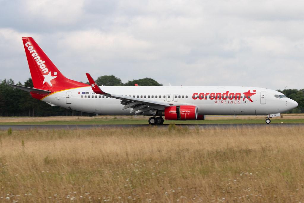 Hamburg Airport: Corendon Airlines (XC / CAI) | Operator: Corendon Airlines Europe |  Boeing 737-84P B738 | 9H-TJD | MSN 35077