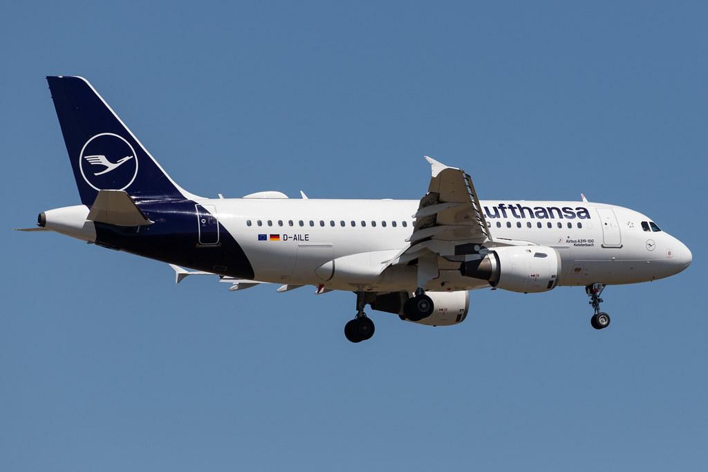 Frankfurt Airport: Lufthansa (LH / DLH) |  Airbus A319-114 A319 | D-AILE | MSN 0627