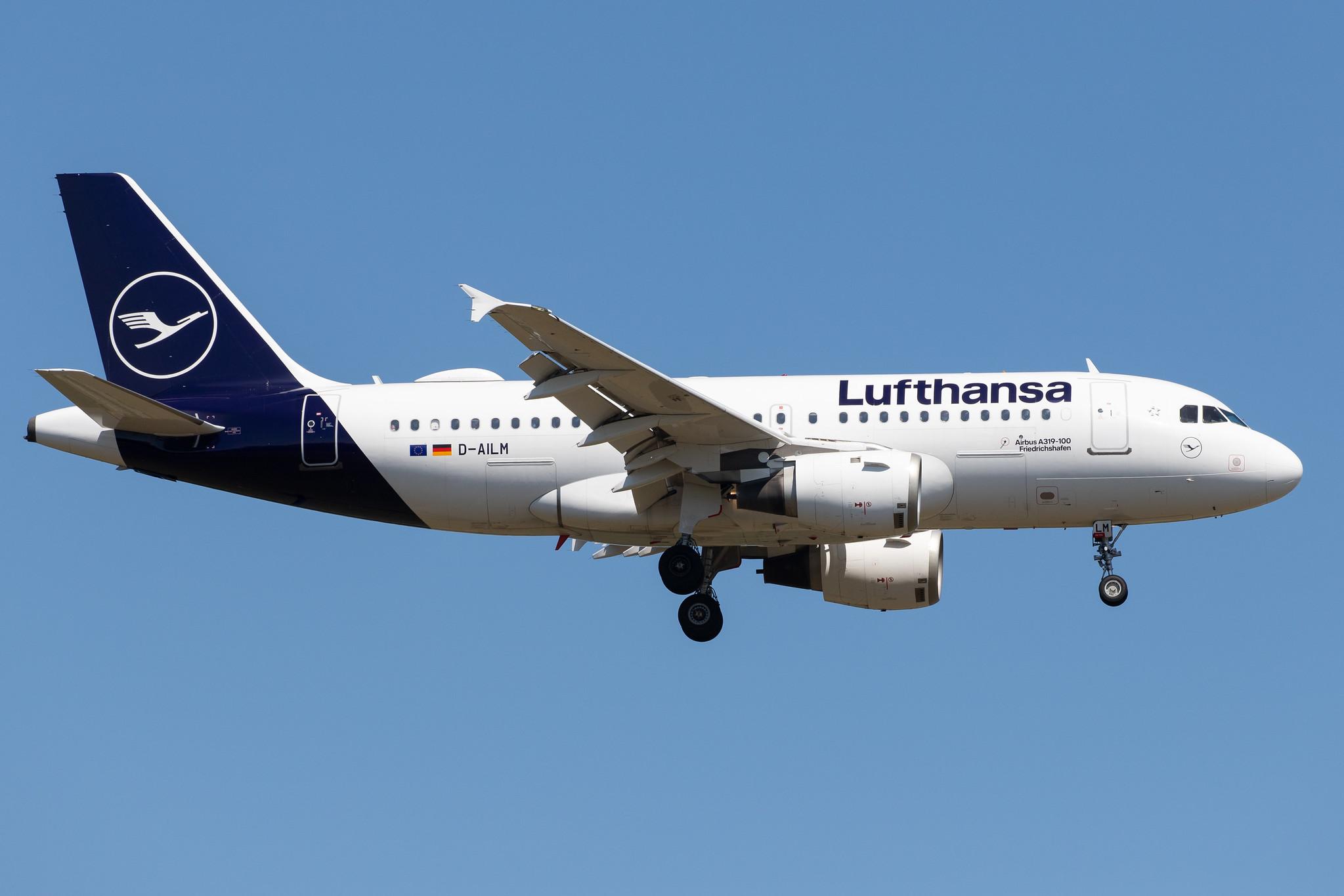 Frankfurt Airport: Lufthansa (LH / DLH) |  Airbus A319-114 A319 | D-AILM | MSN 0694