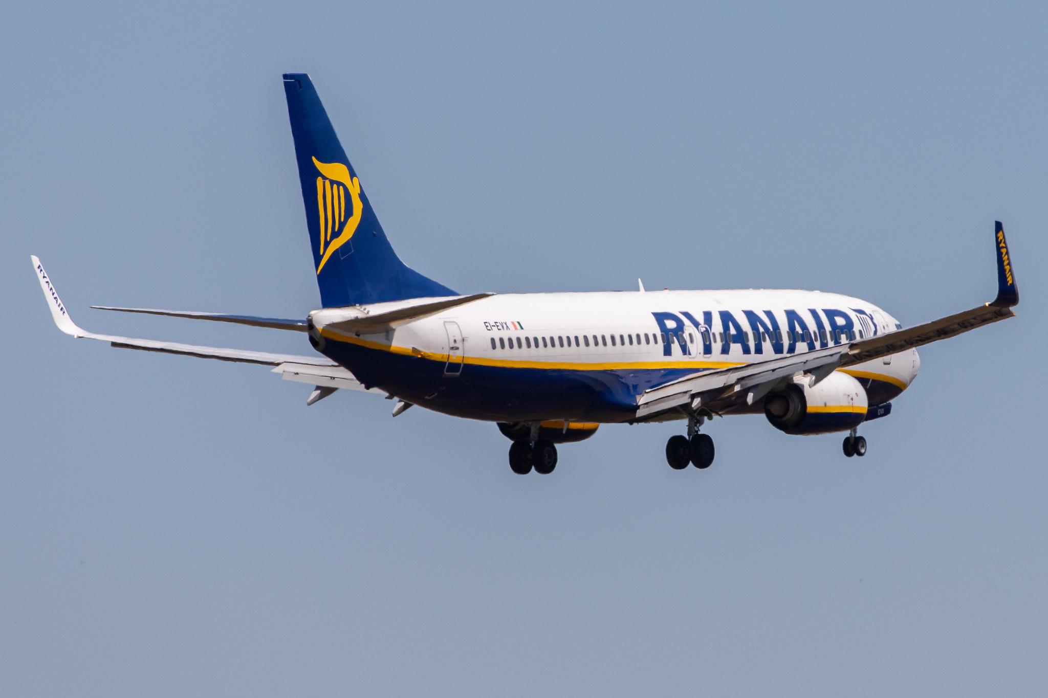Frankfurt Airport: Ryanair (FR / RYR) |  Boeing 737-8AS B738 | EI-EVX | MSN 40317