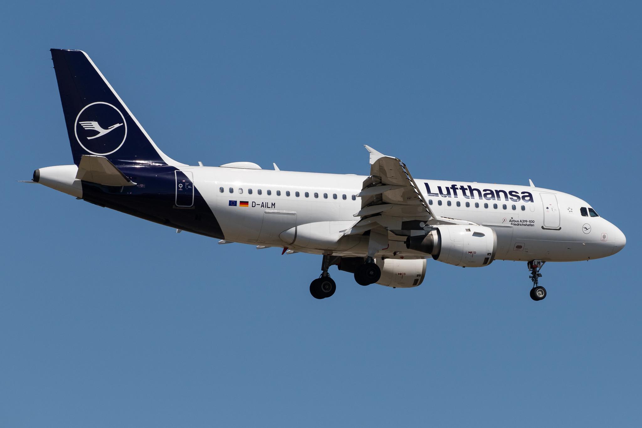 Frankfurt Airport: Lufthansa (LH / DLH) |  Airbus A319-114 A319 | D-AILM | MSN 0694