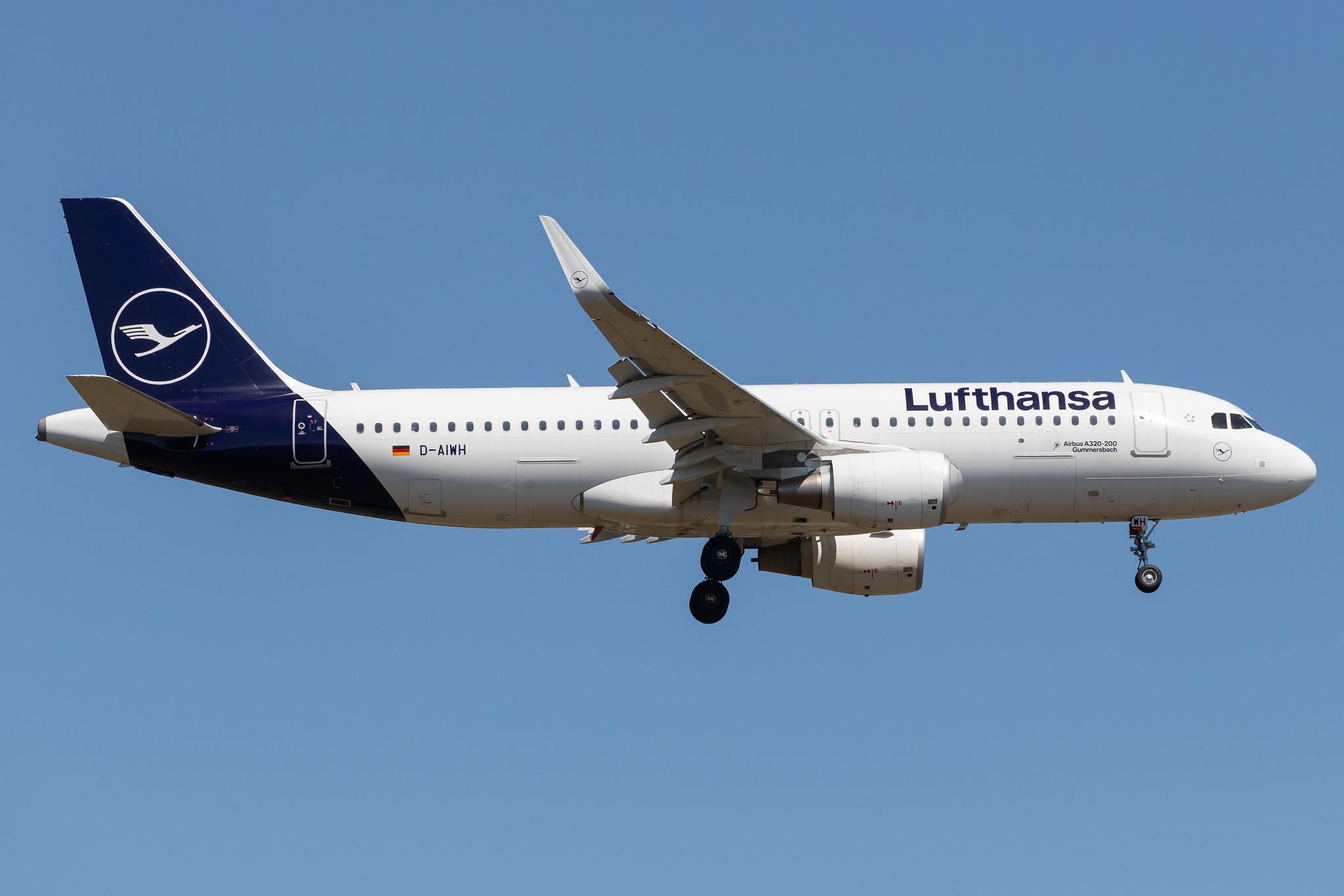 Frankfurt Airport: Lufthansa (LH / DLH) |  Airbus A320-214 A320 | D-AIWH | MSN 8911