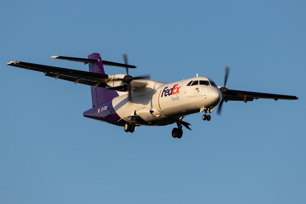 Hamburg Airport: FedEx (FX / FDX) | Operator: ASL Airlines Ireland |  ATR 42-300(F) AT43 | EI-FXB | MSN 243