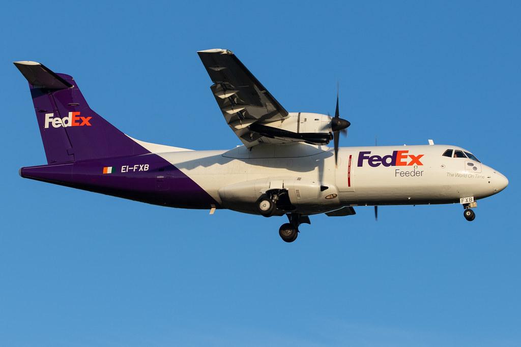 Hamburg Airport: FedEx (FX / FDX) | Operator: ASL Airlines Ireland |  ATR 42-300(F) AT43 | EI-FXB | MSN 243