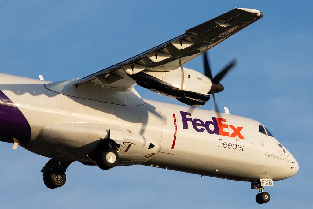 Hamburg Airport: FedEx (FX / FDX) | Operator: ASL Airlines Ireland |  ATR 42-300(F) AT43 | EI-FXB | MSN 243