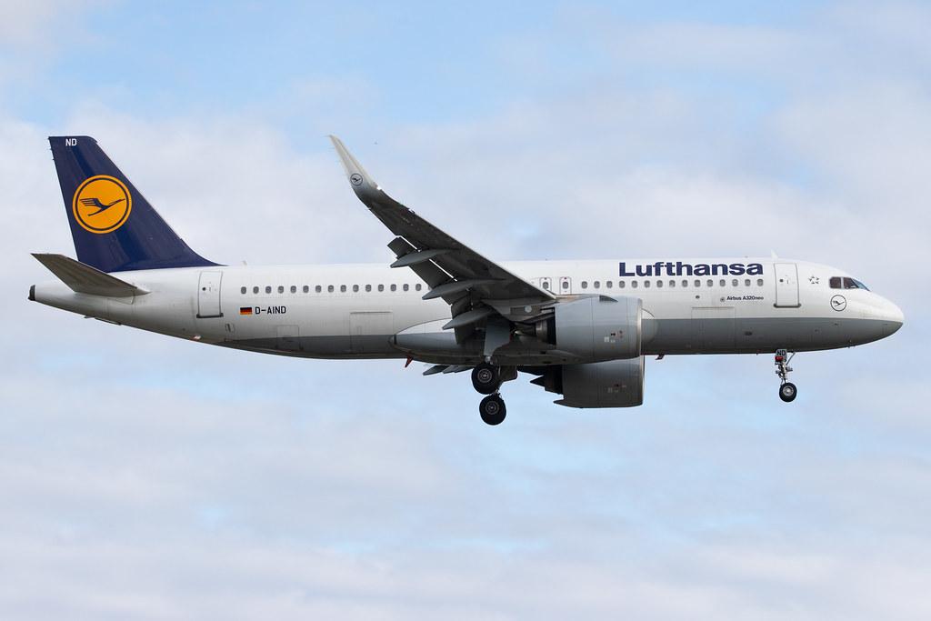 Hamburg Airport: Lufthansa (LH / DLH) |  Airbus A320-271N A20N | D-AIND | MSN 7078