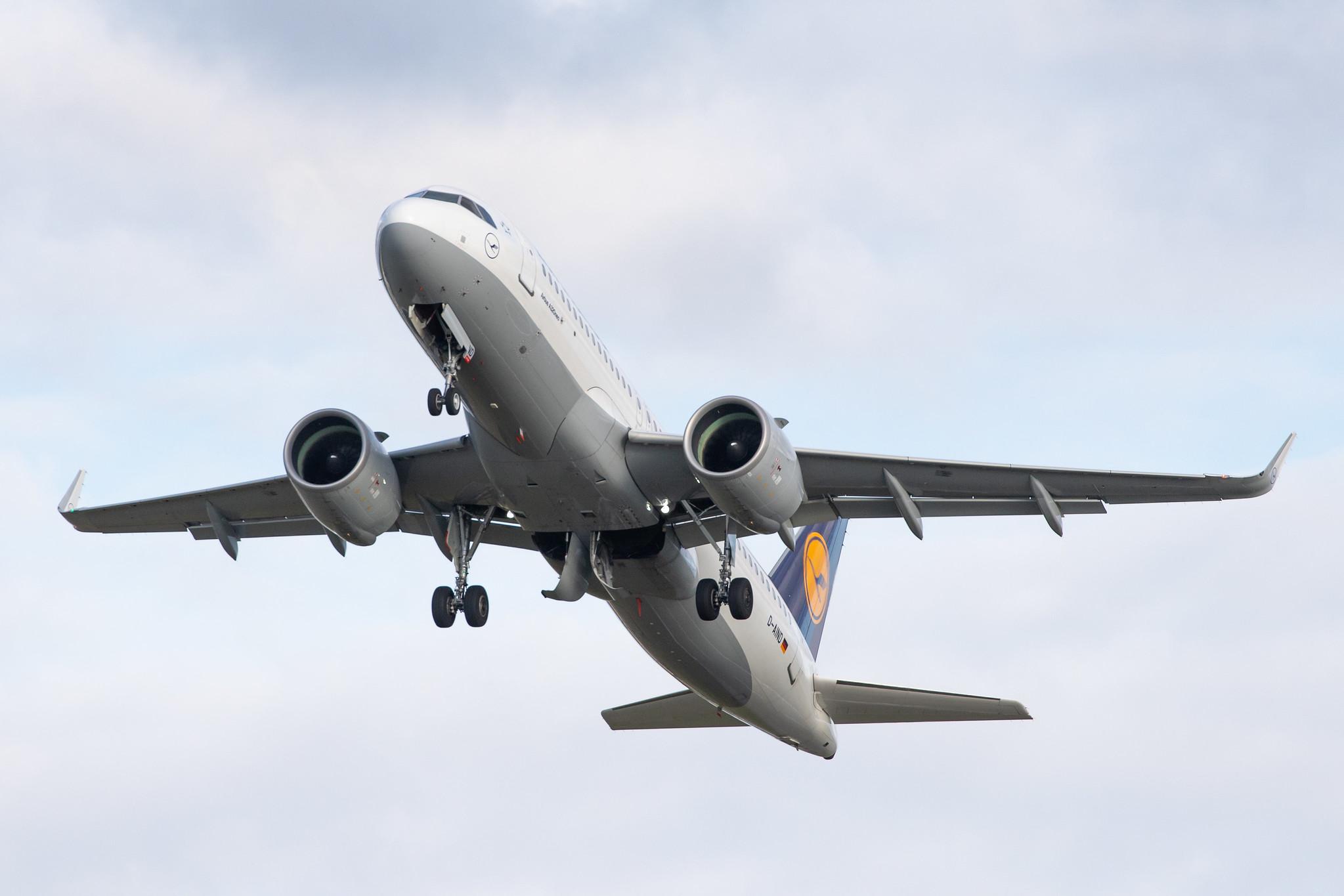 Hamburg Airport: Lufthansa (LH / DLH) |  Airbus A320-271N A20N | D-AIND | MSN 7078