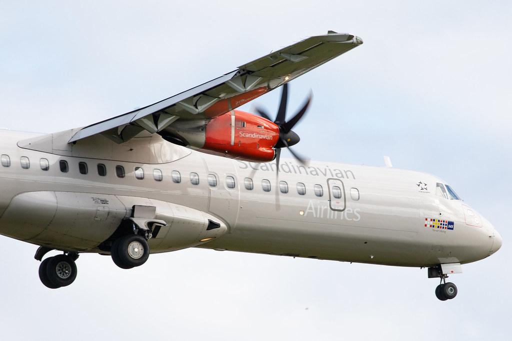 Hamburg Airport: SAS (SK / SAS) | Operator: Xfly |  ATR 72-600 AT76 | ES-ATE | MSN 1120