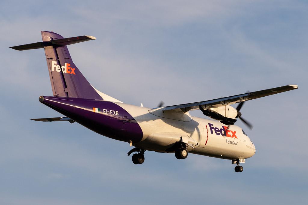 Hamburg Airport: FedEx (FX / FDX) | Operator: ASL Airlines Ireland |  ATR 42-300(F) AT43 | EI-FXB | MSN 243