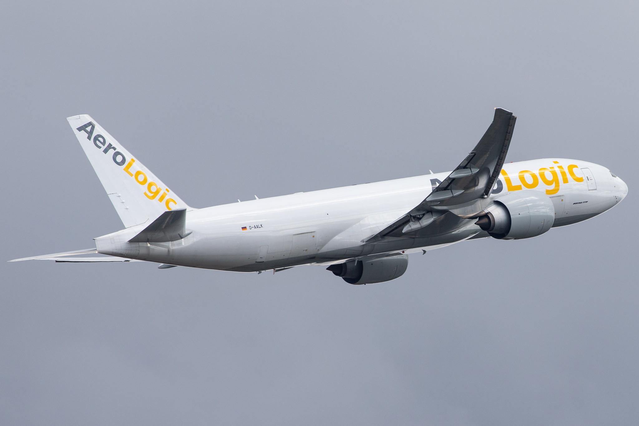 Frankfurt Airport: AeroLogic (3S / BOX) |  Boeing 777-FBT B77L | D-AALK | MSN 66164