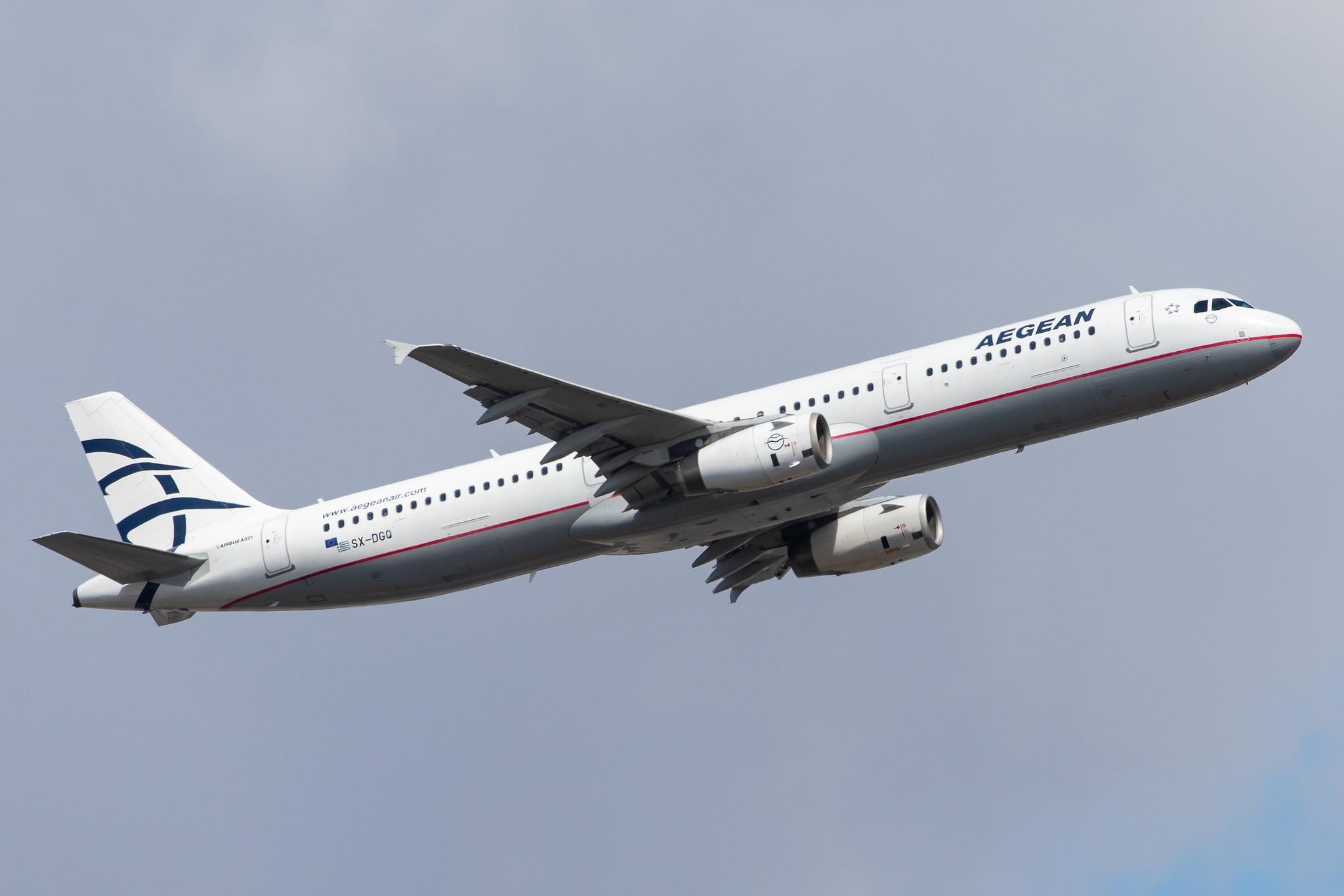 Frankfurt Airport: Aegean Airlines (A3 / AEE) |  Airbus A321-231 A321 | SX-DGQ | MSN 3322