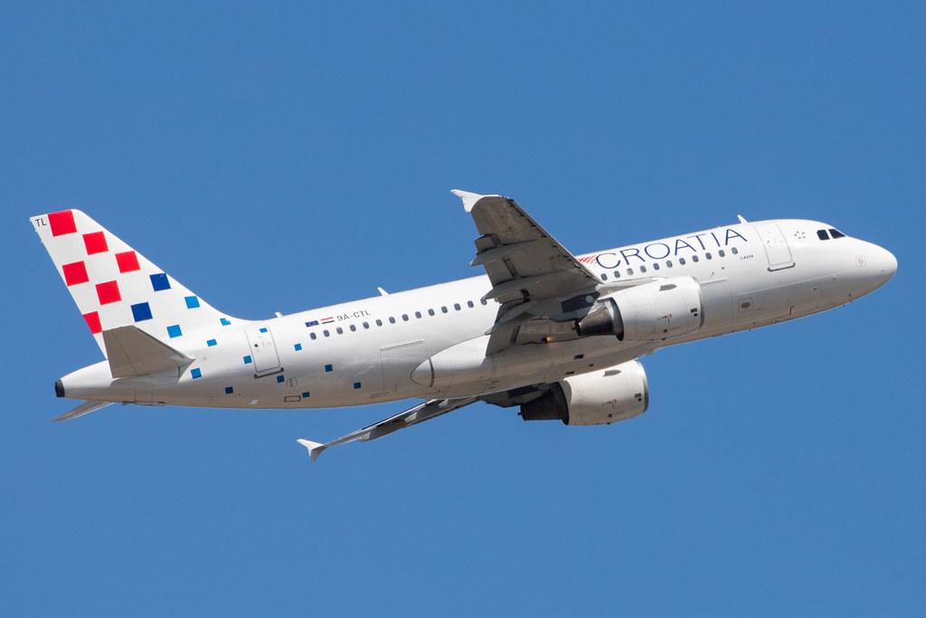 Frankfurt Airport: Croatia Airlines (OU / CTN) |  Airbus A319-112 A319 | 9A-CTL | MSN 1252
