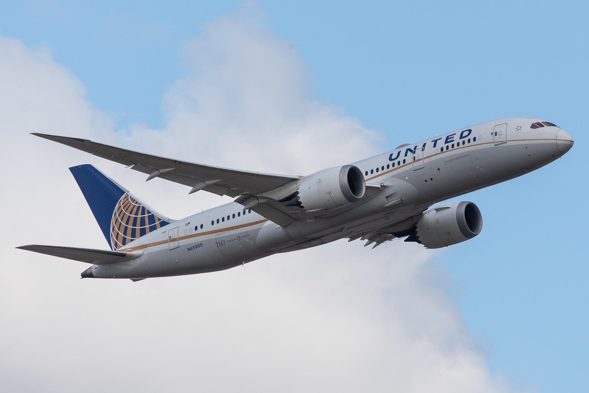 Frankfurt Airport: United Airlines (UA / UAL) |  Boeing 787-8 Dreamliner B788 | N45905 | MSN 34825