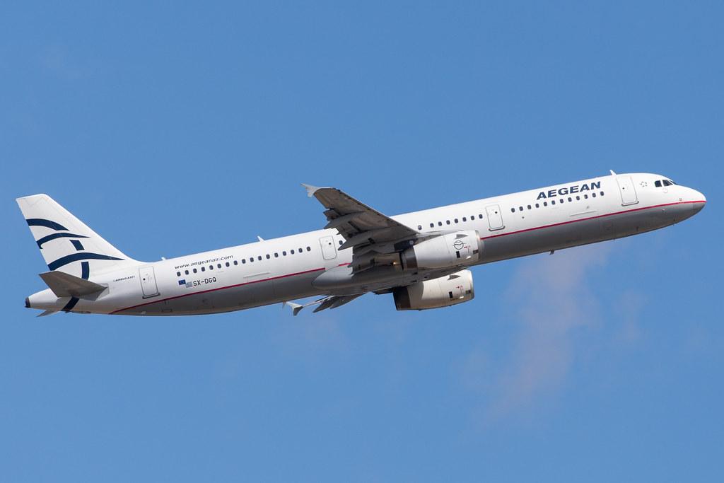 Frankfurt Airport: Aegean Airlines (A3 / AEE) |  Airbus A321-231 A321 | SX-DGQ | MSN 3322