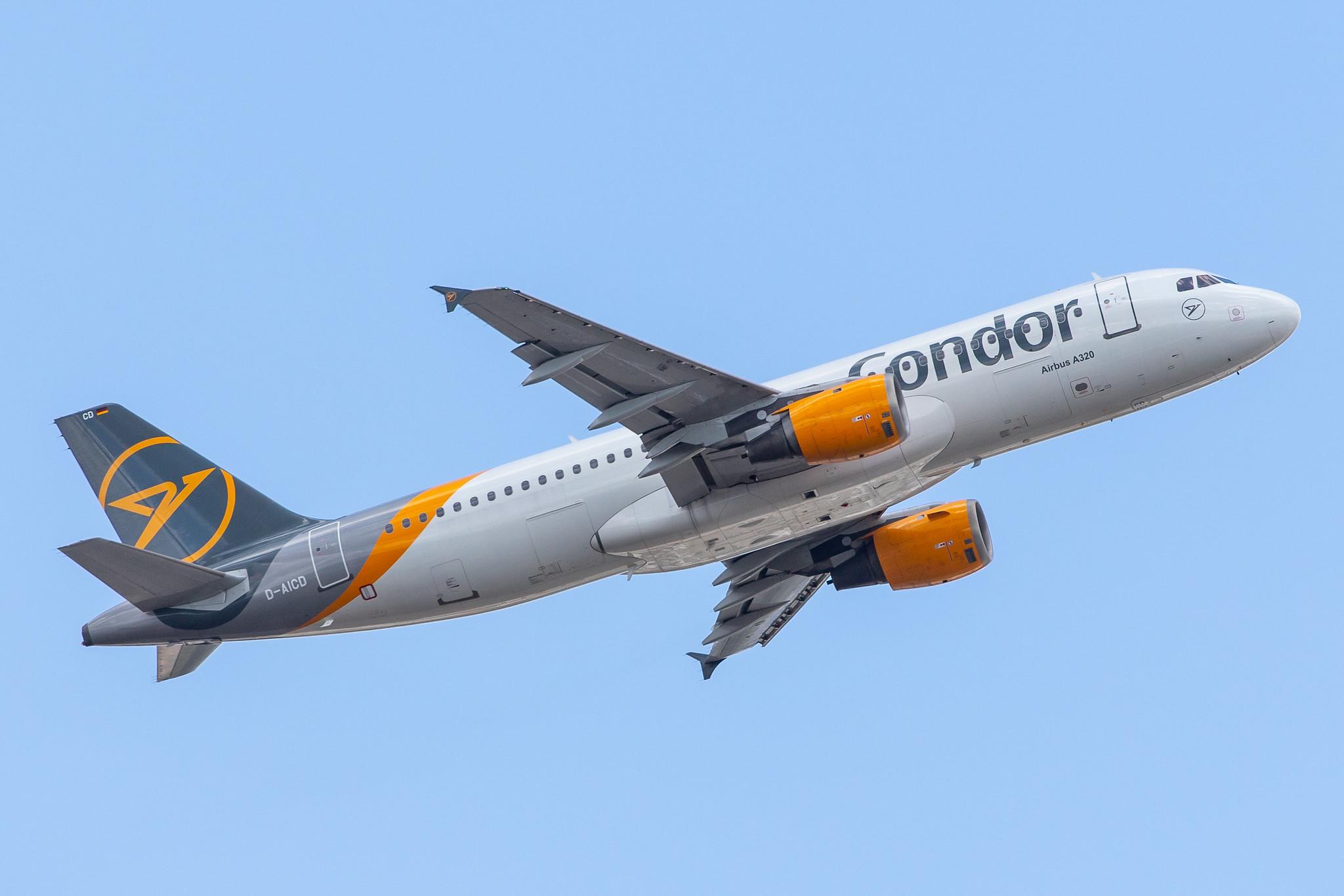 Frankfurt Airport: Condor (DE / CFG) |  Airbus A320-212 A320 | D-AICD | MSN 0884