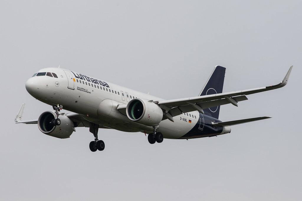 Hamburg Airport: Lufthansa (LH / DLH) |  Airbus A320-271N A20N | D-AINL | MSN 8383