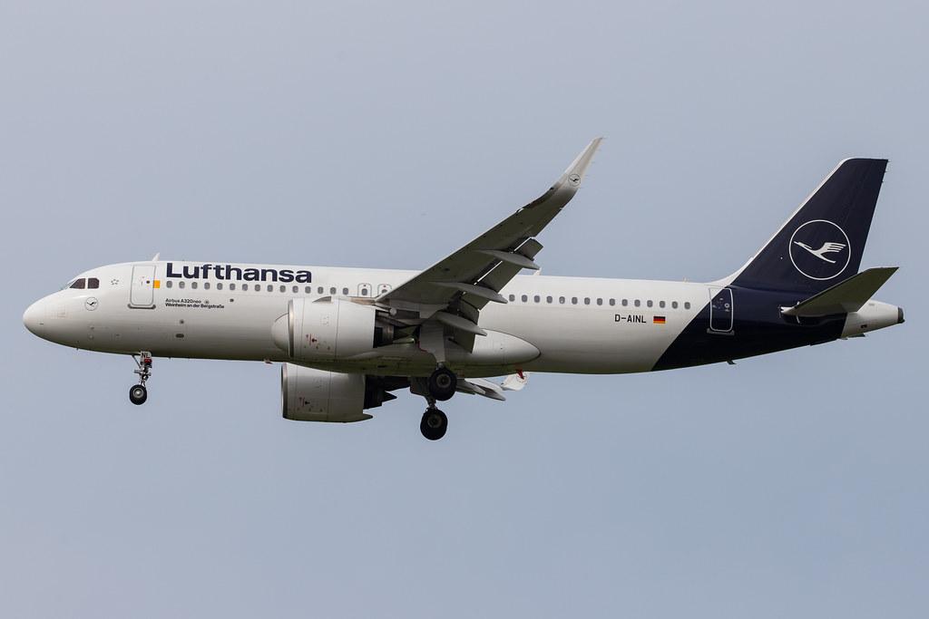 Hamburg Airport: Lufthansa (LH / DLH) |  Airbus A320-271N A20N | D-AINL | MSN 8383
