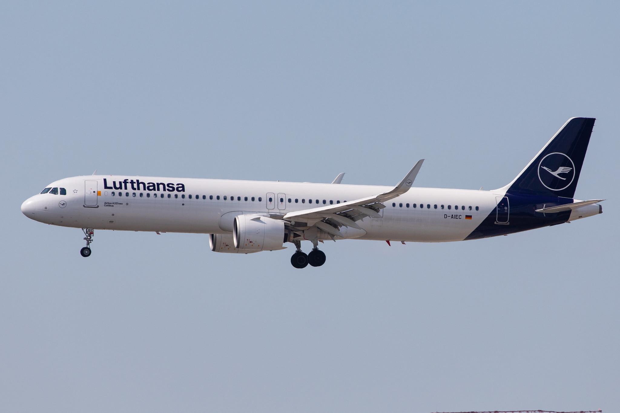 Frankfurt Airport: Lufthansa (LH / DLH) |  Airbus A321-271NX A21N | D-AIEC | MSN 8814