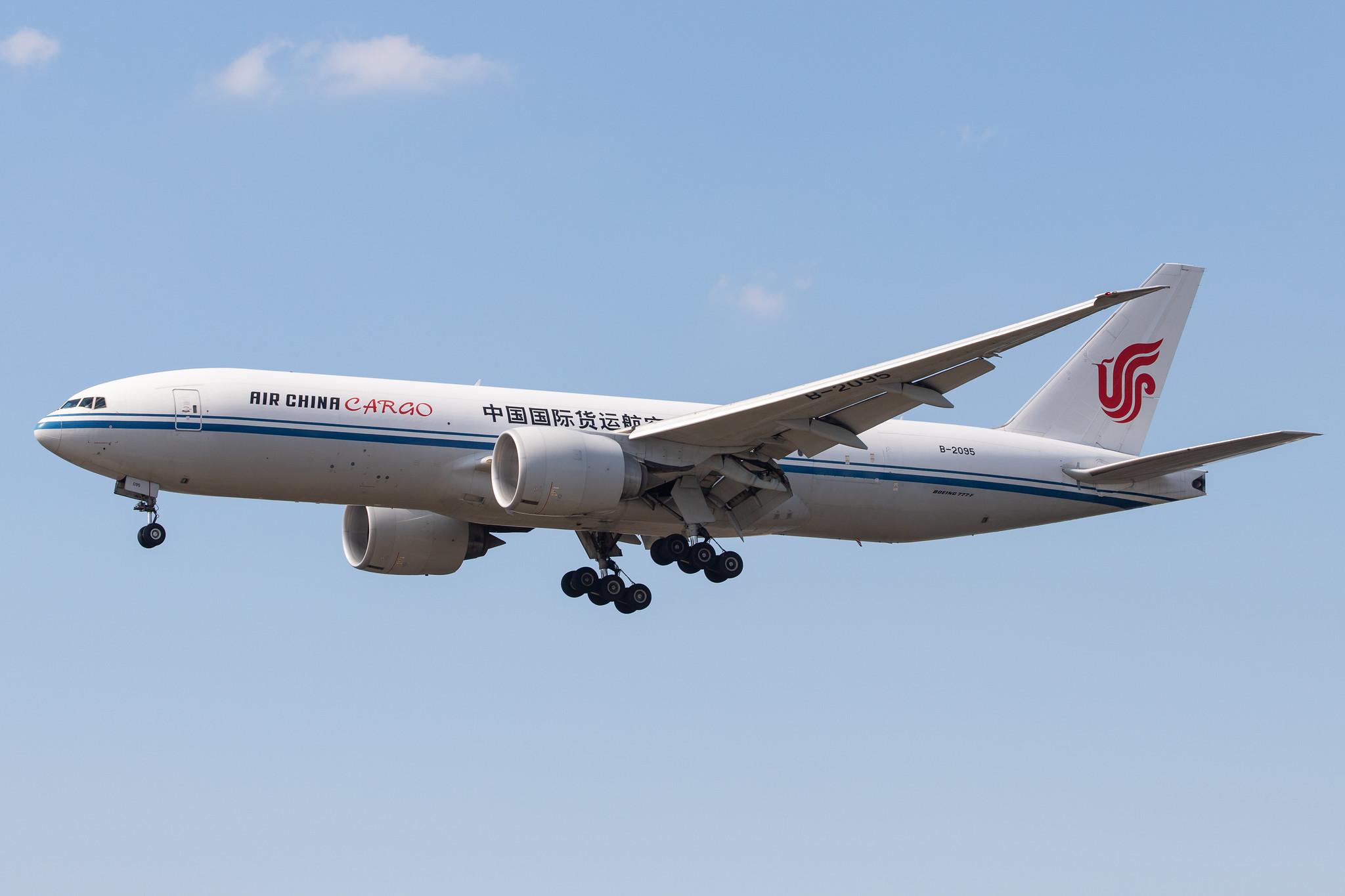 Frankfurt Airport: Air China Cargo (/ CAO) |  Boeing 777-FFT B77L | B-2095 | MSN 44678