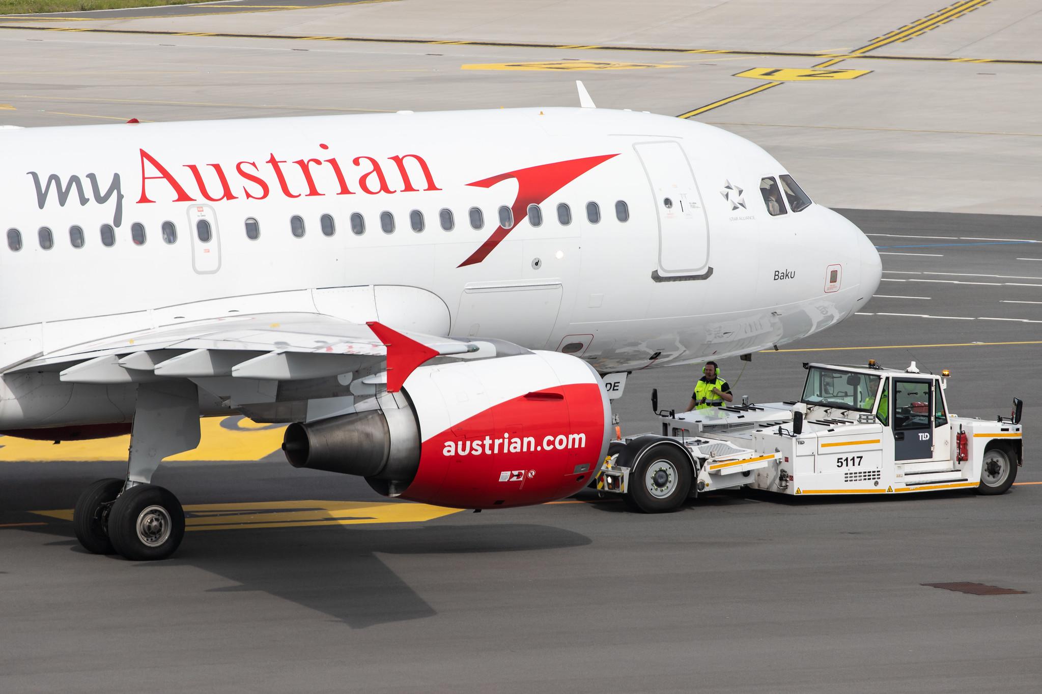 Hamburg Airport: Austrian Airlines (OS / AUA) |  Airbus A319-112 A319 | OE-LDE | MSN 2494