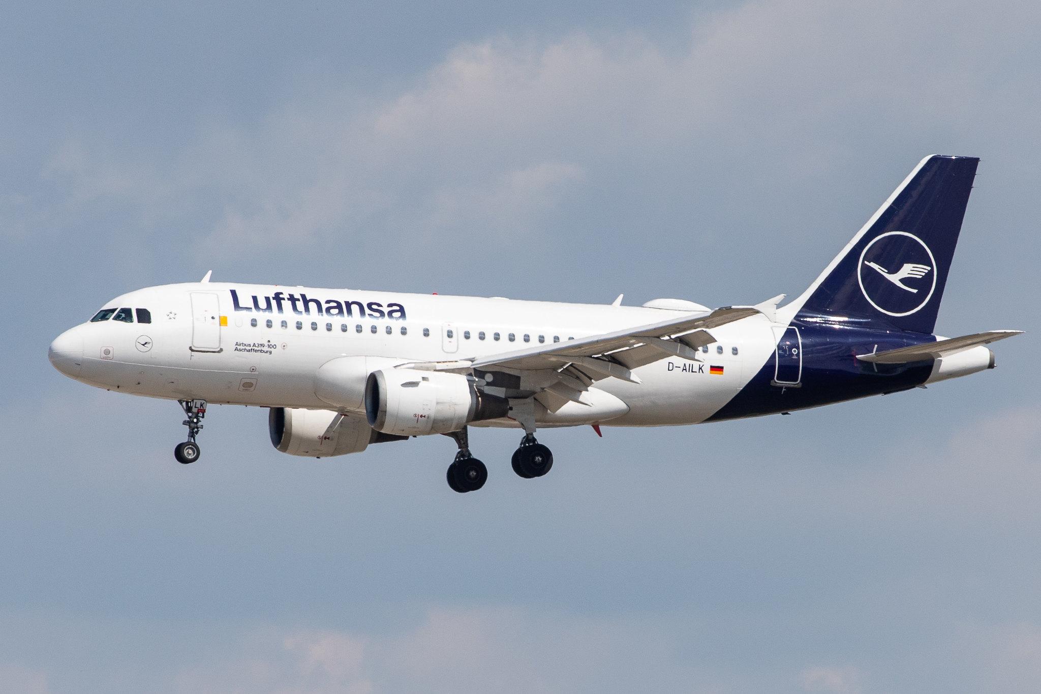 Frankfurt Airport: Lufthansa (LH / DLH) |  Airbus A319-114 A319 | D-AILK | MSN 0679