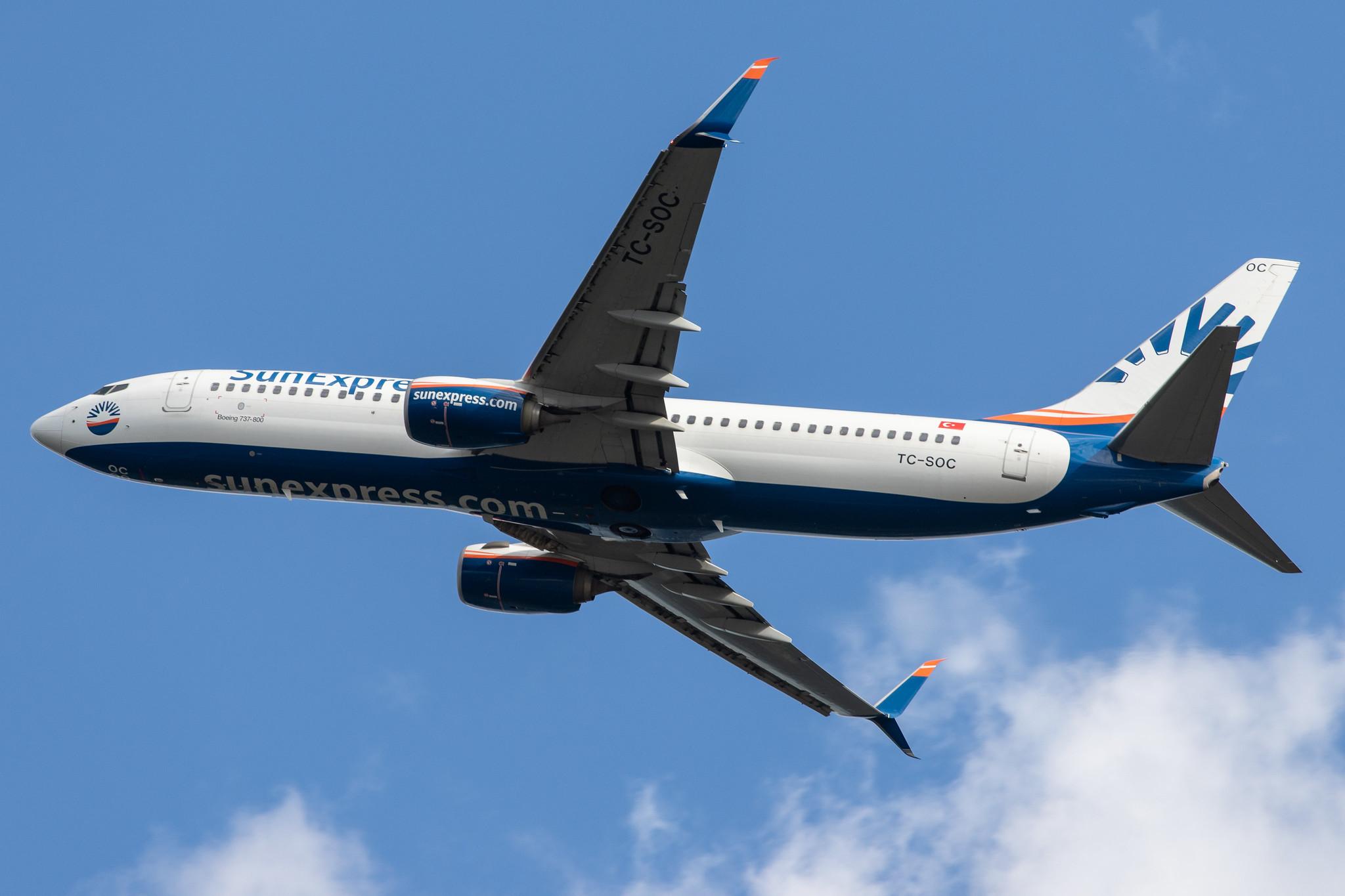 Frankfurt Airport: SunExpress (XQ / SXS) |  Boeing 737-8HC B738 | TC-SOC | MSN 61333