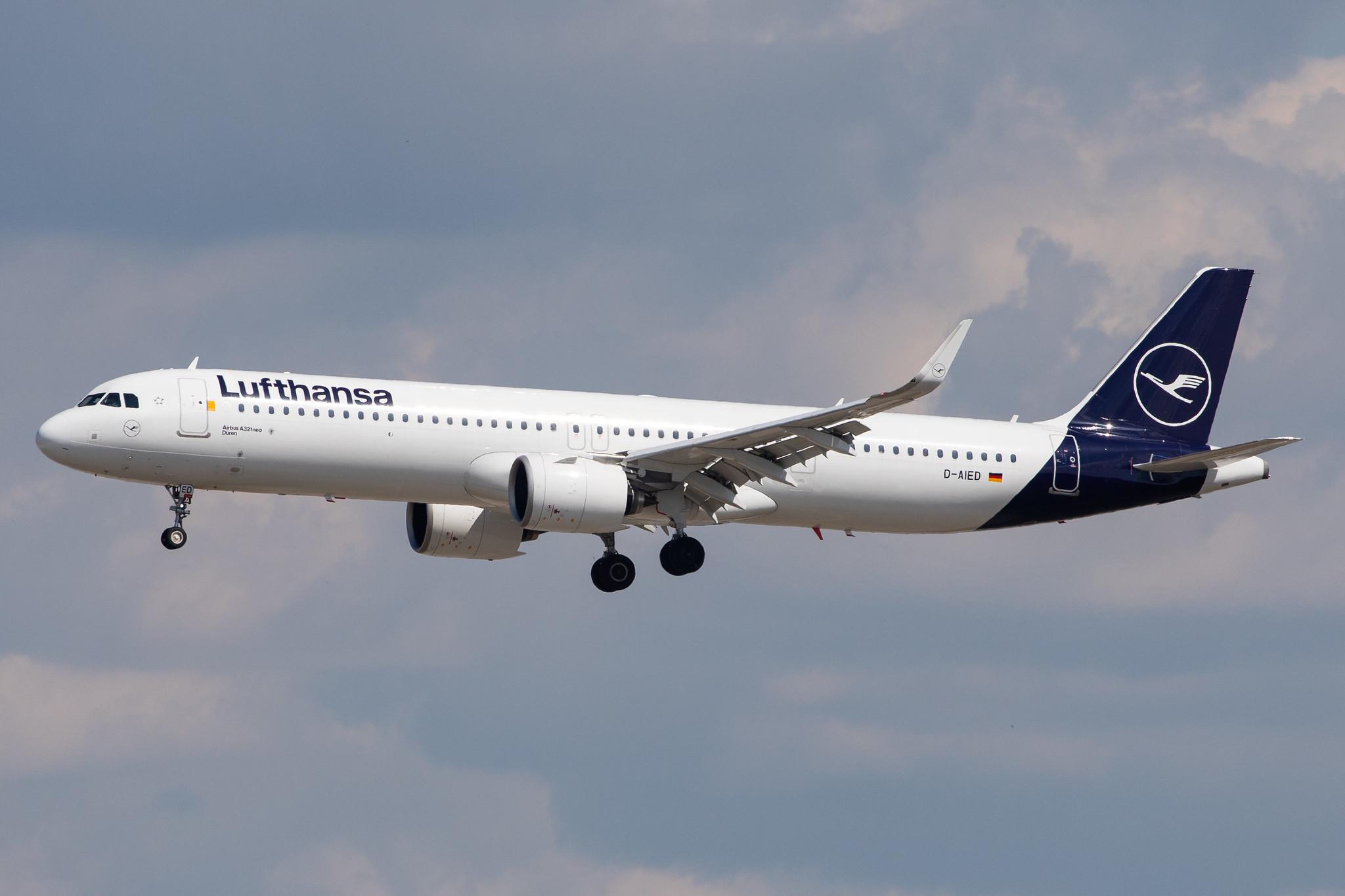 Frankfurt Airport: Lufthansa (LH / DLH) |  Airbus A321-271NX A21N | D-AIED | MSN 8958