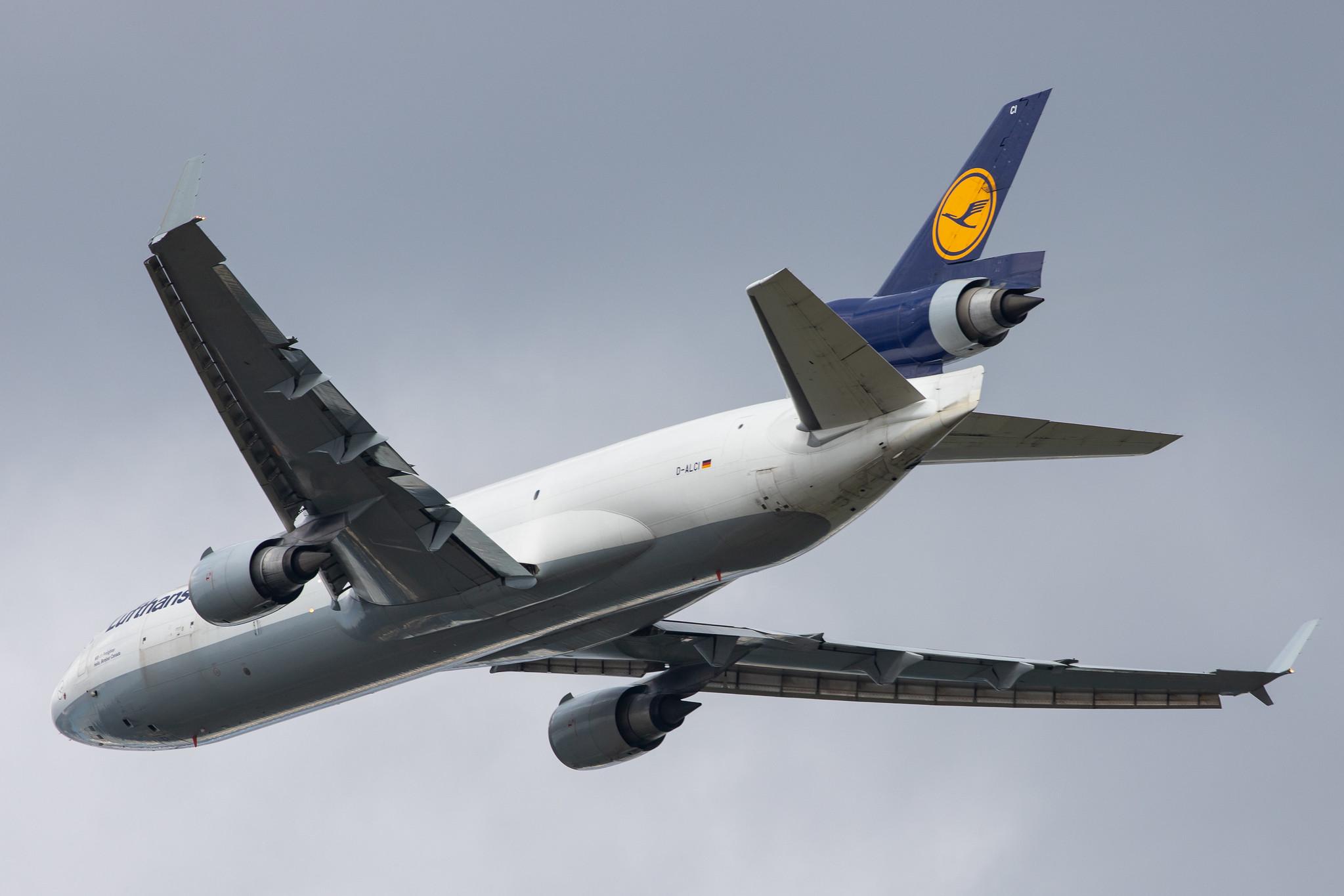 Frankfurt Airport: Lufthansa Cargo (/ GEC) |  McDonnell Douglas MD-11F MD11 | D-ALCI | MSN 48800