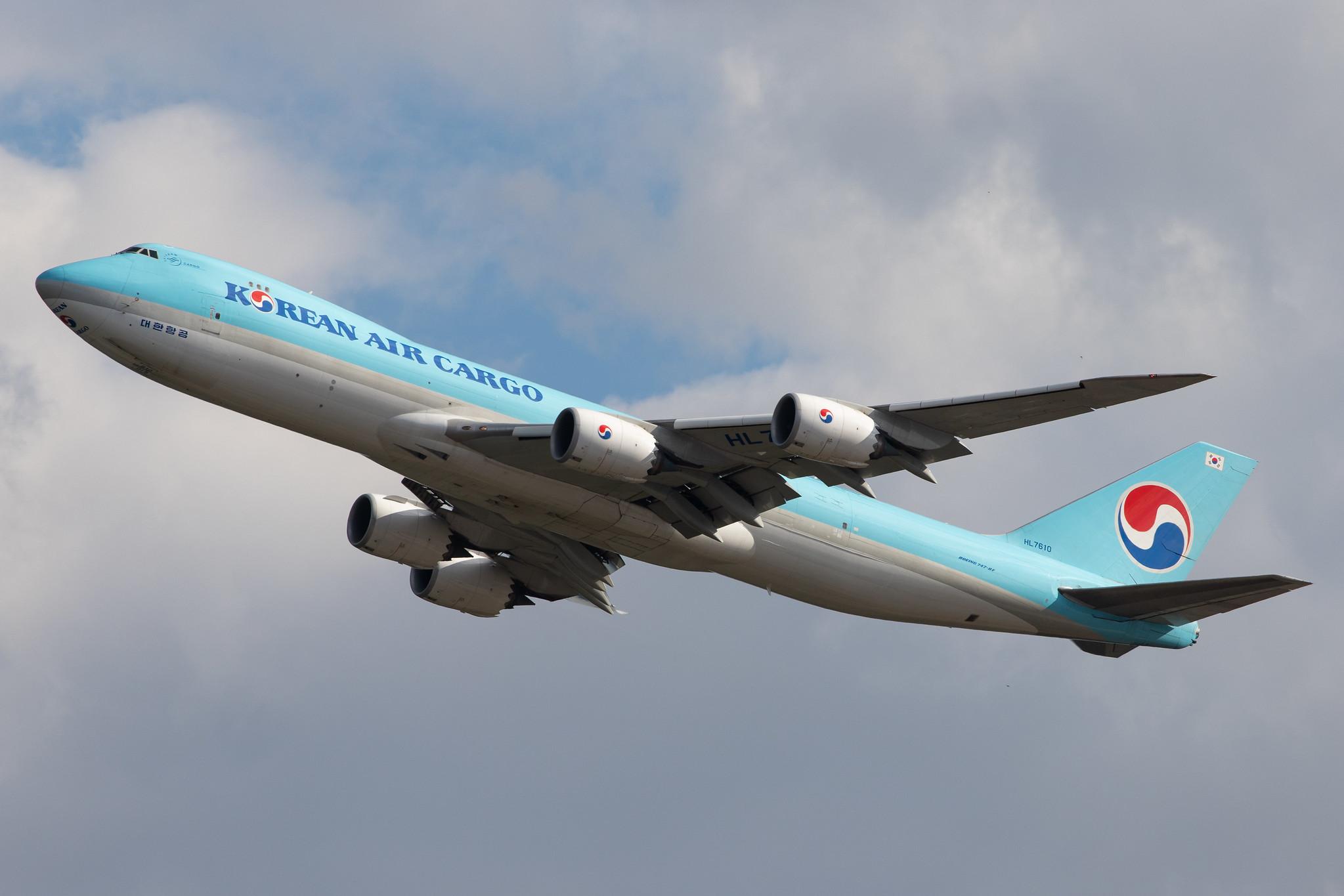 Frankfurt Airport: Korean Air Cargo (KE / KAL) | Operator: Korean Air |  Boeing 747-8HT(F) B748 | HL7610 | MSN 37133